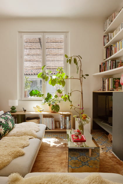 Apr&egrave;s&nbsp;: un salon cosy &agrave; la d&eacute;coration chaleureuse