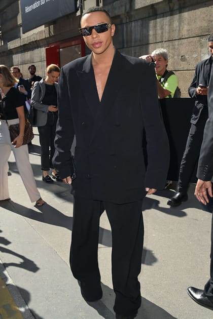 Olivier Rousteing au d&eacute;fil&eacute; Schiaparelli