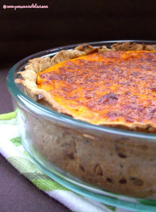 Quiche au potimarron et comté