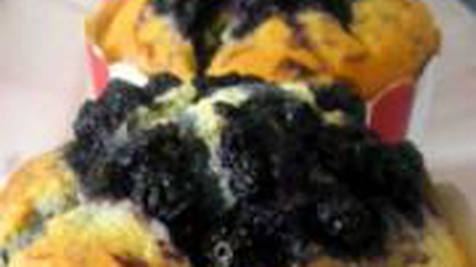 Muffins myrtilles huile d'olive