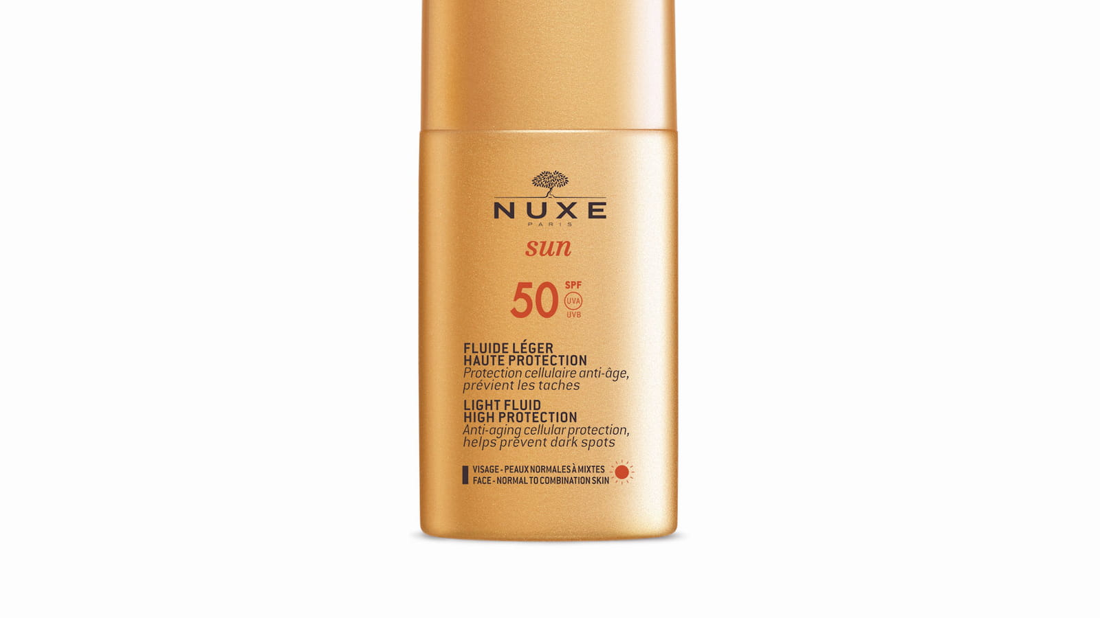 Fluide léger Haute protection SPF50, Nuxe 