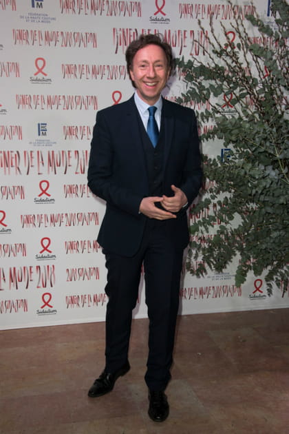 St&eacute;phane Bern au d&icirc;ner de la mode du Sidaction