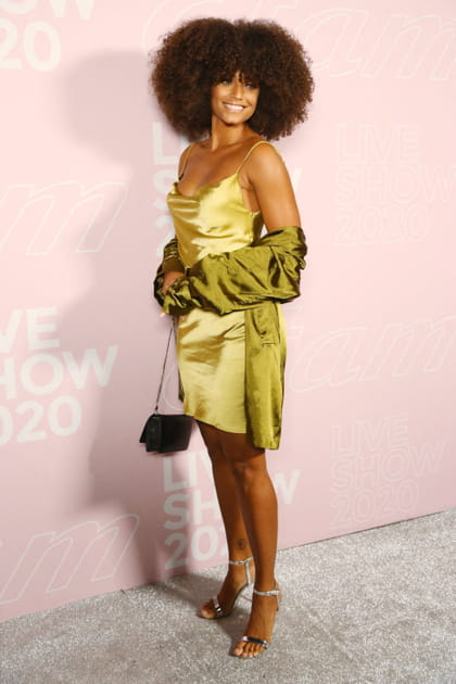 Alicia Aylies au défilé Etam