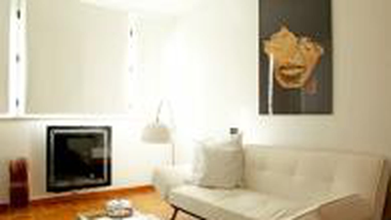 Salon blanc design