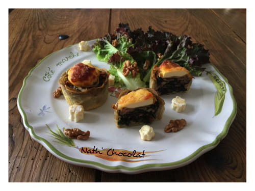 Blettes aux noix et St Marcellin