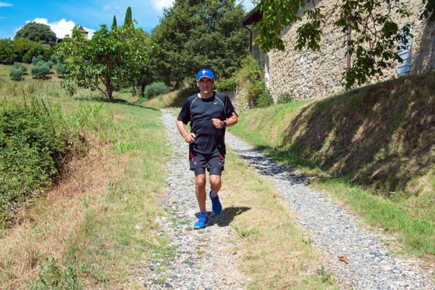 François Fillon fait son footing en Toscane (2016)