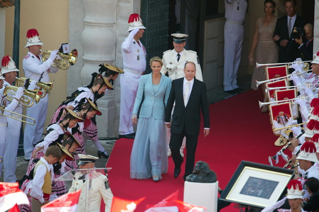 Albert et Charl&egrave;ne de Monaco se sont mari&eacute;s civilement le 1er juillet 2011