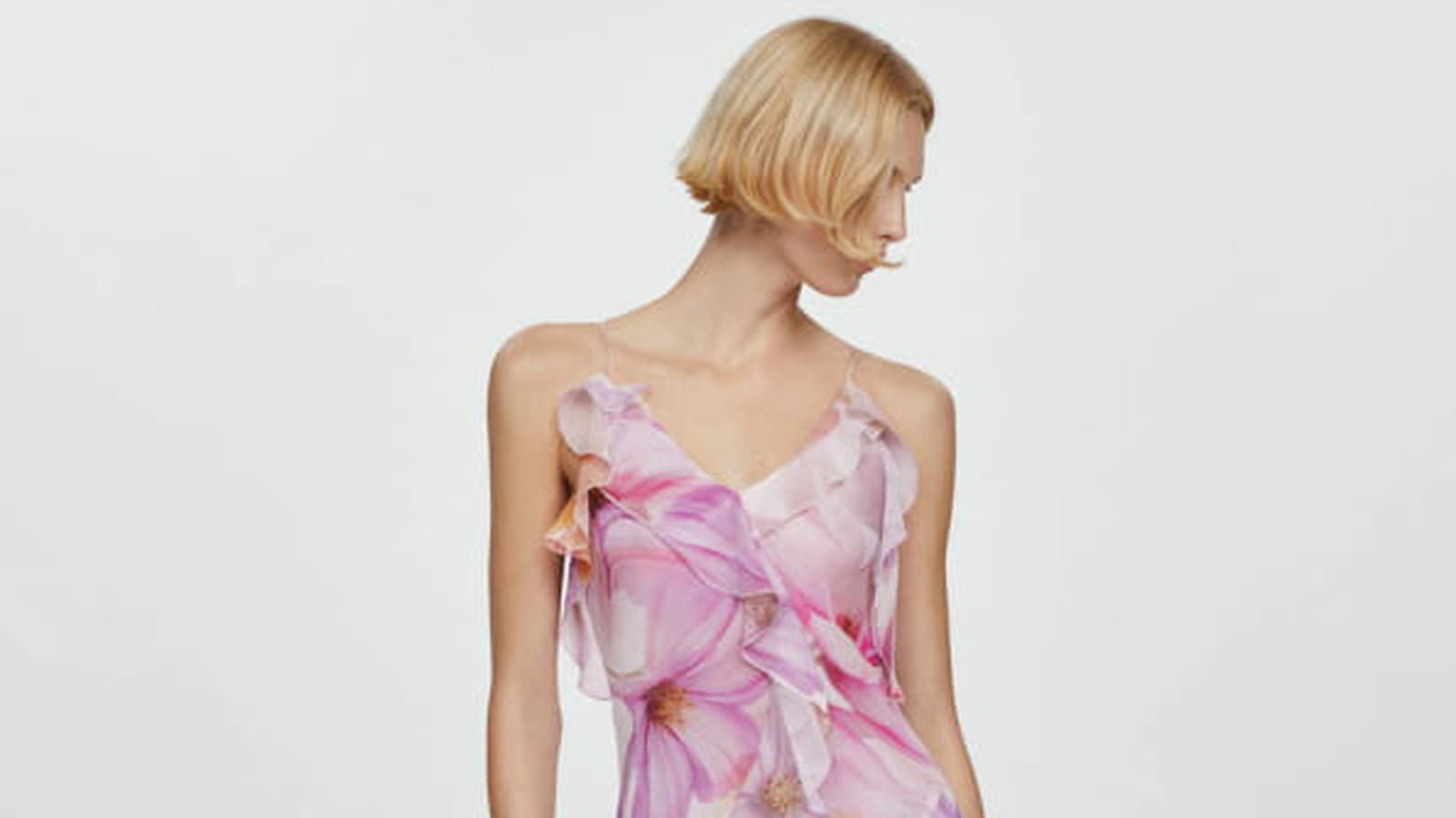Robe à fleurs Mango