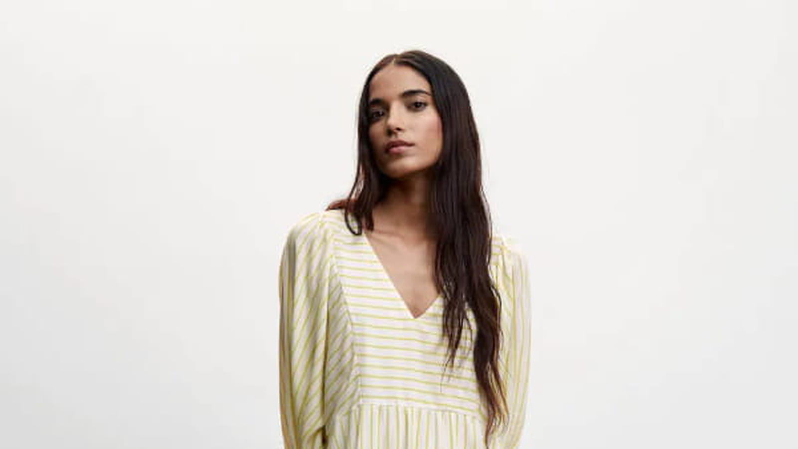 Robe à manches bouffantes Mango 