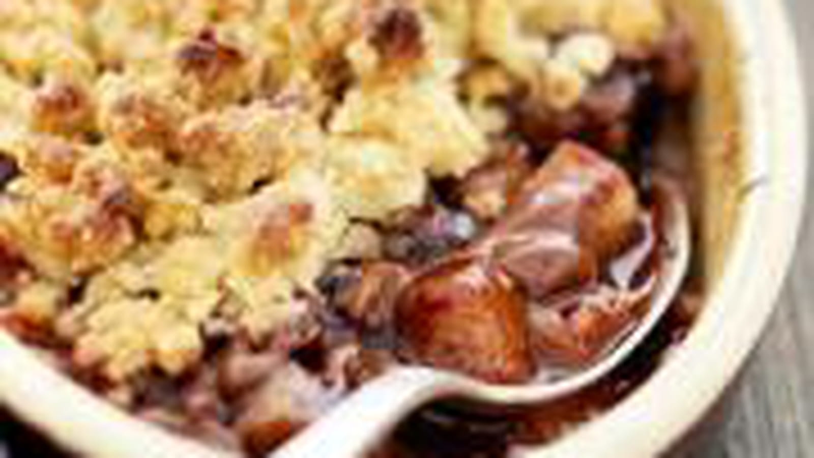 Crumble aux poires et Nutella®