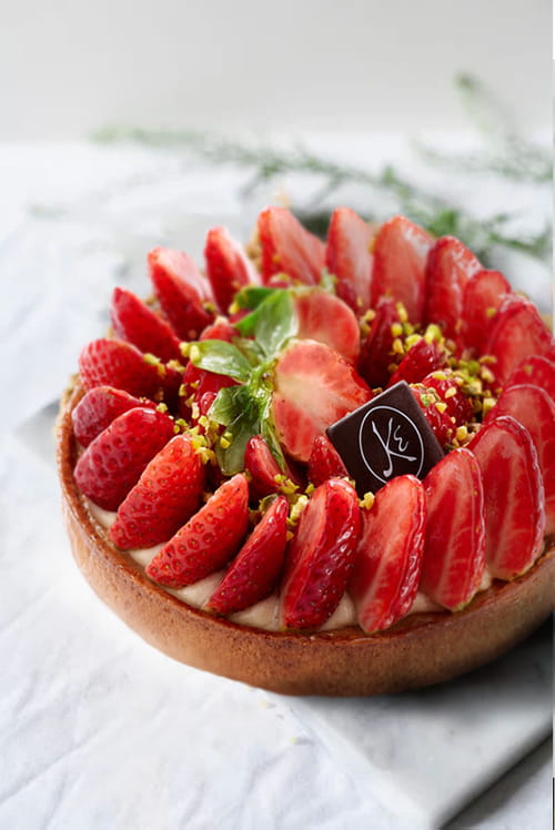 Tarte aux fraises d'Eric Kayser