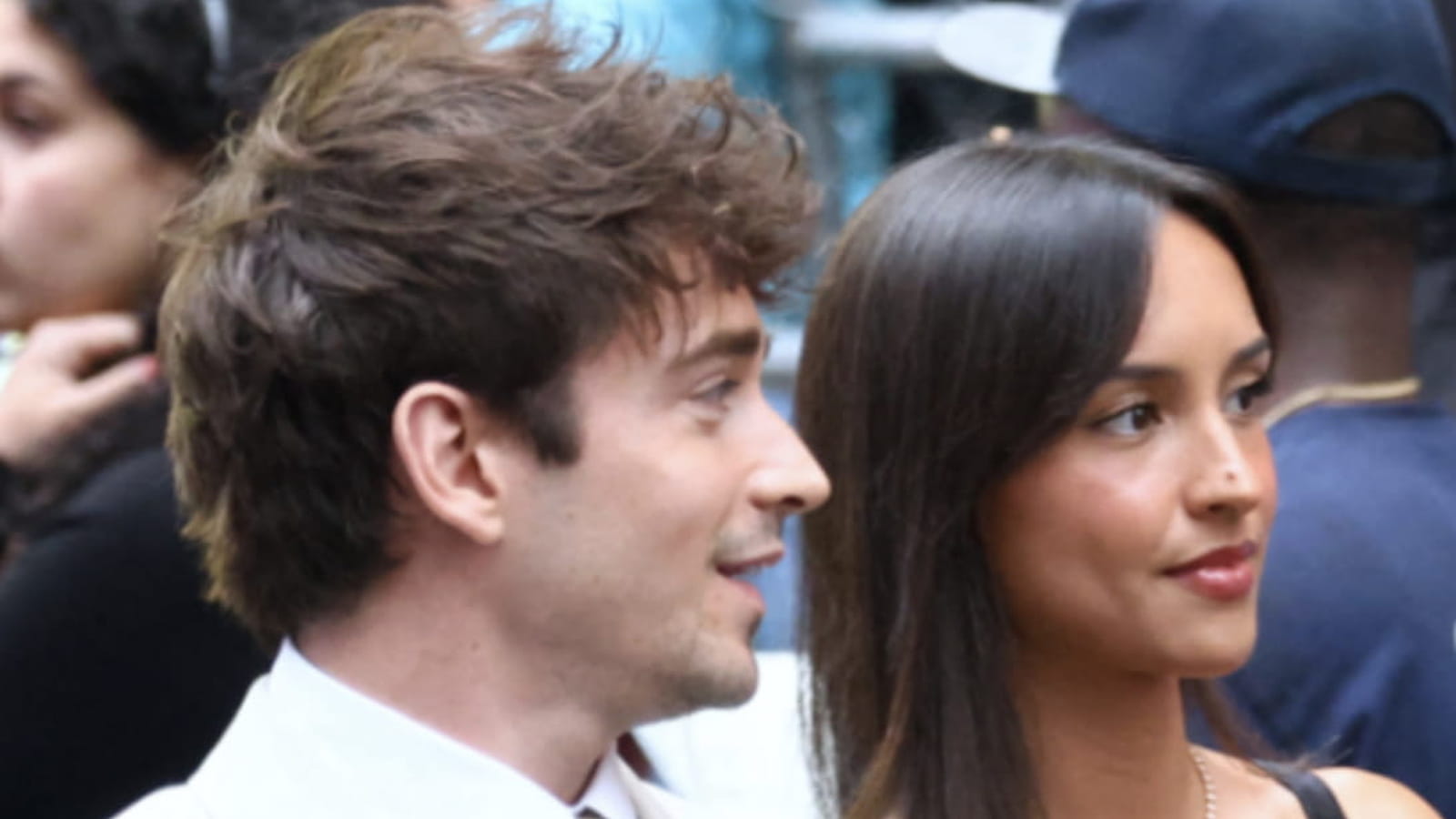 Charles Leclerc et Alexandra Mleux