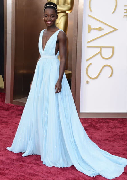 Oscars 2014 : Lupita Nyong'o en Prada