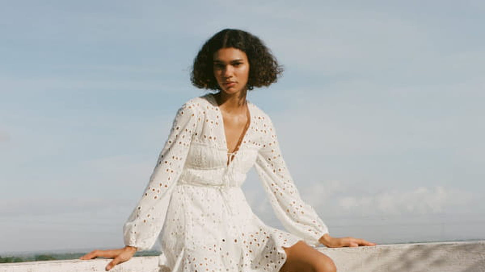 Robe blanche Zara 