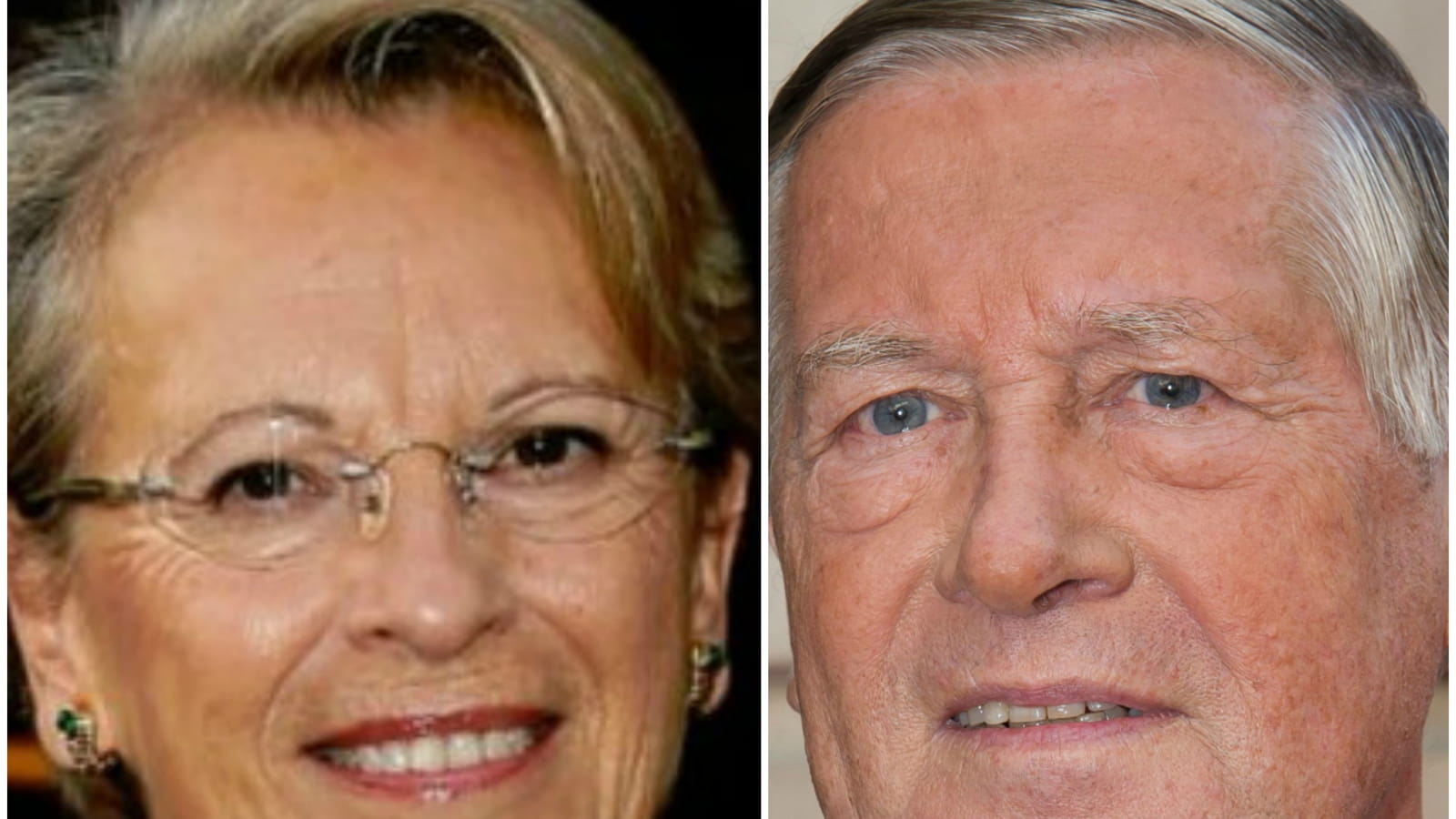 Michèle Alliot-Marie et Alain Duhamel