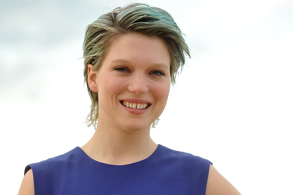 L&eacute;a Seydoux, t&eacute;m&eacute;raire avec ses cheveux bleus