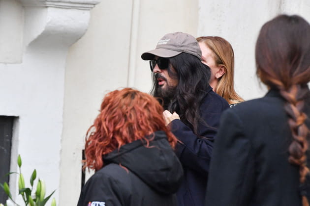 Alessandro Michele aux fun&eacute;railles de Valentino, &agrave; Rome