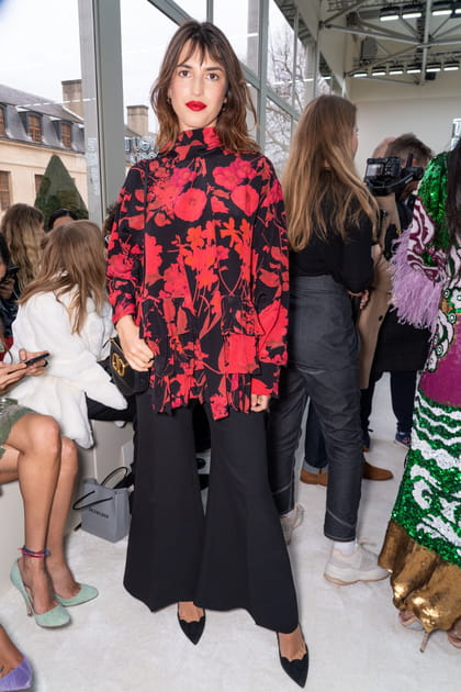 Jeanne Damas au d&eacute;fil&eacute; Valentino