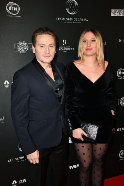 Beno&icirc;t et Margot Magimel aux Globes de Cristal