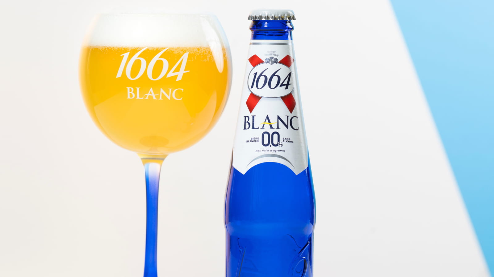 La bière blanche sans alcool 1664 Blanc 0,0%