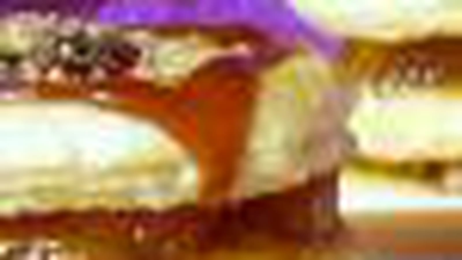 Millefeuille pêche-caramel