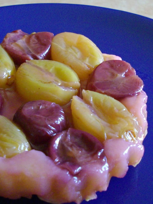 Mini tatin aux deux raisins