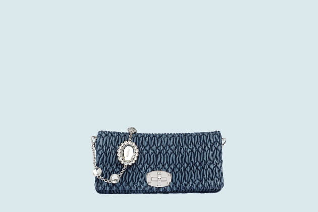 Sac à main en denim de Miu Miu
