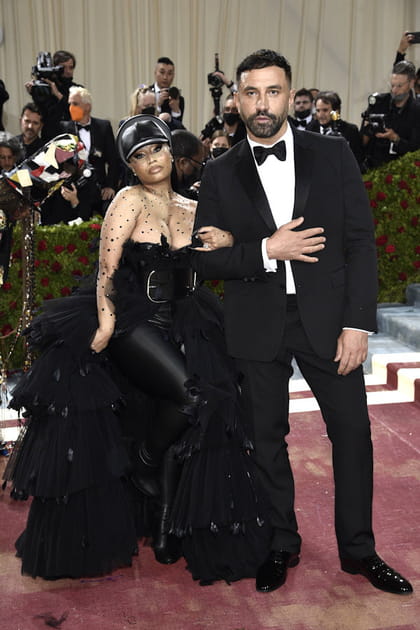 Nicki Minaj et Riccardo Tisci en Burberry