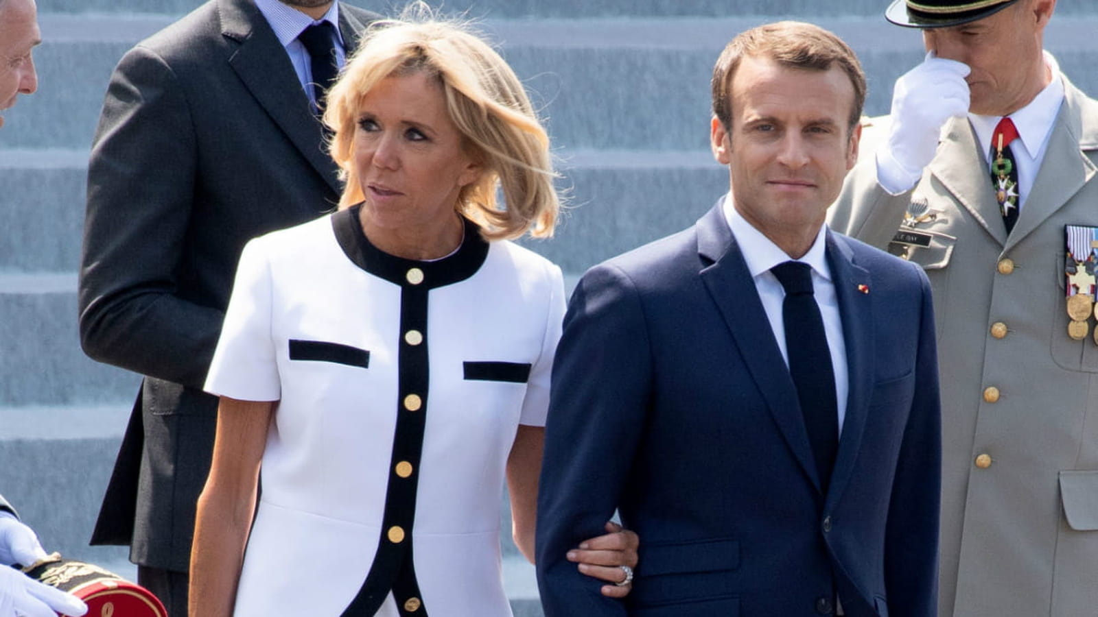 Brigitte Macron le 14 juillet 2018