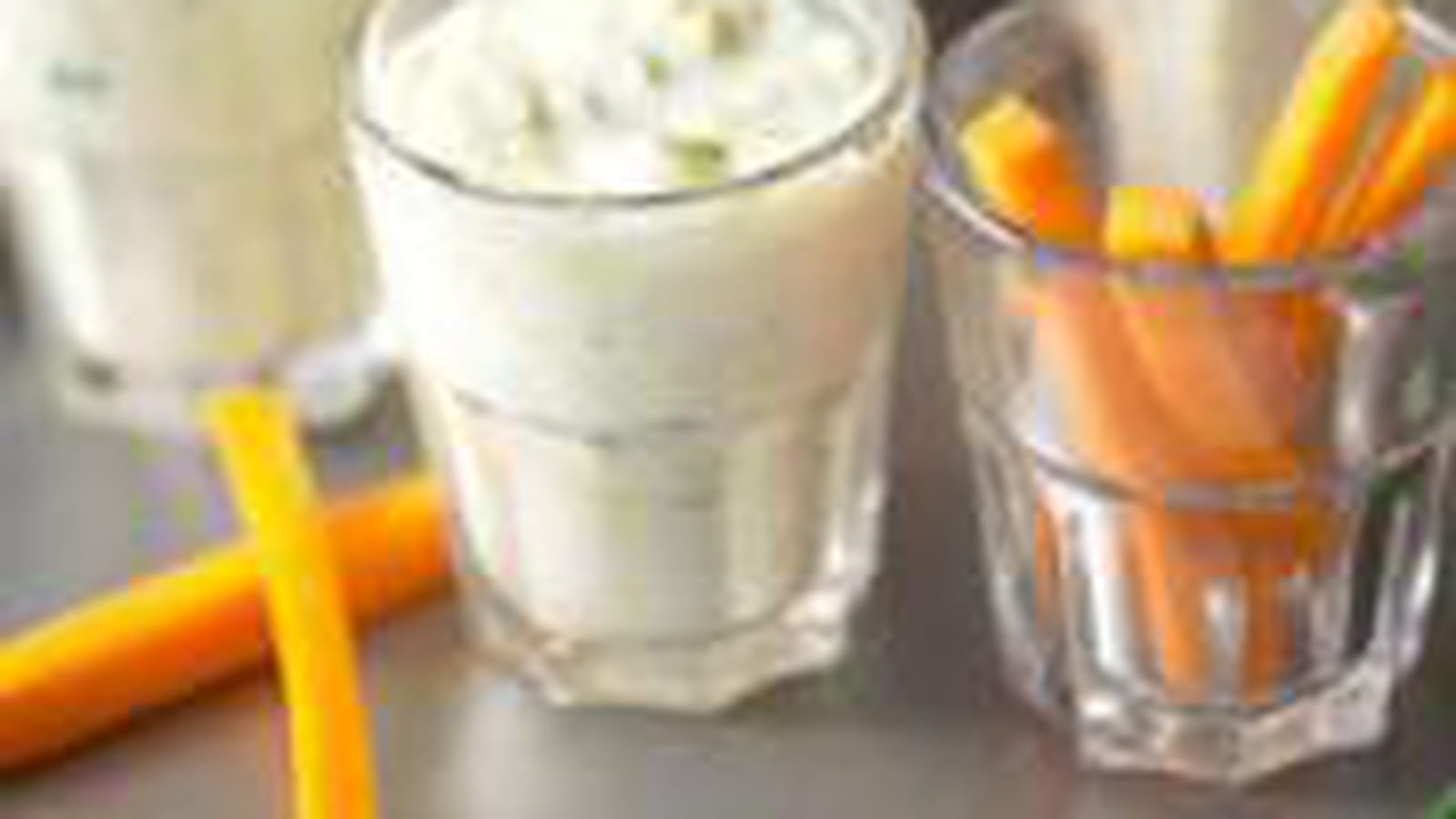 Dips de crème de poireau