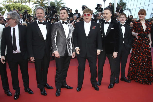 L'&eacute;quipe du film ROCKETMAN lors de l'avant-premi&egrave;re le 16&nbsp;mai