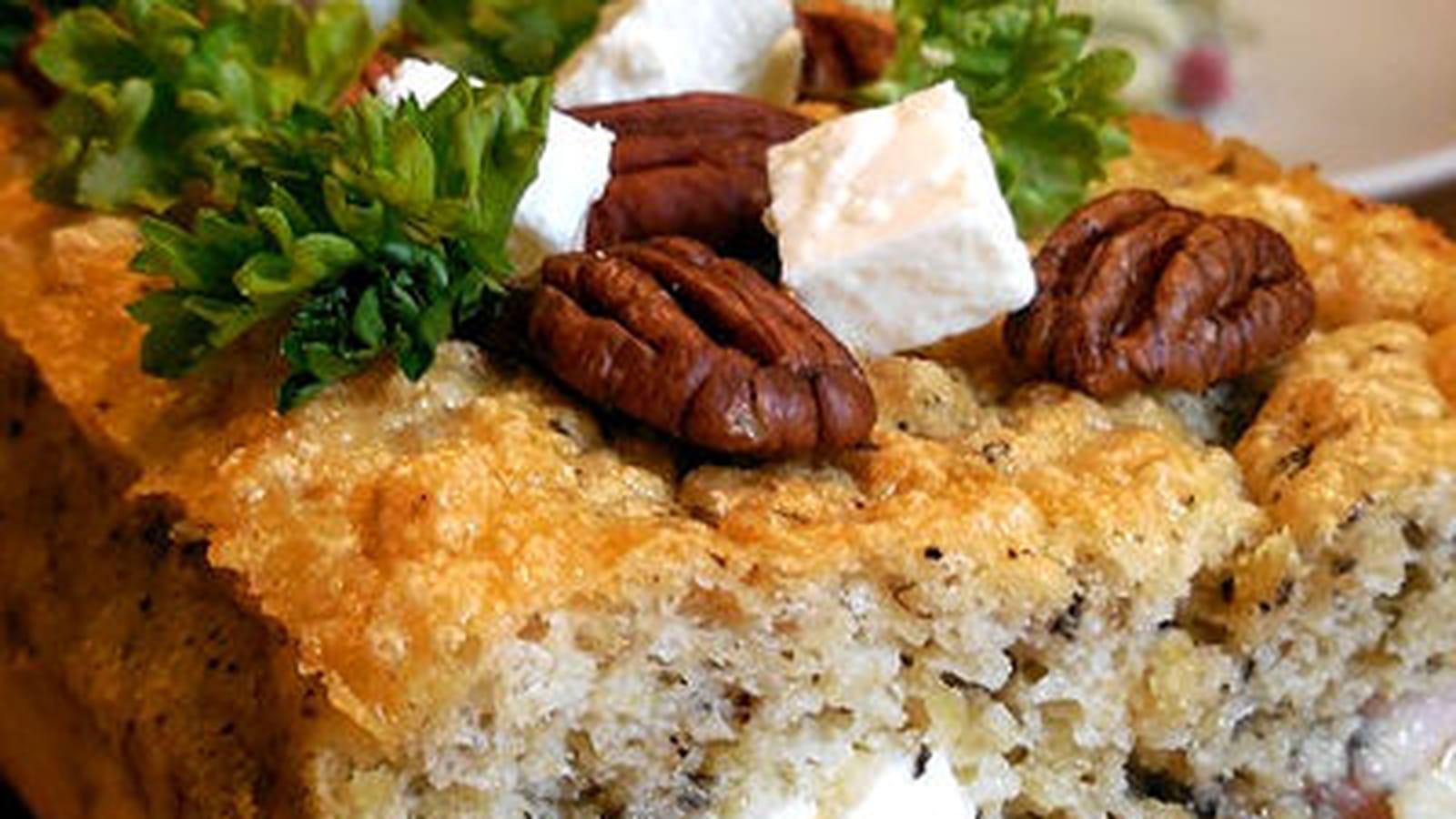 Cake magique olives lardons et feta