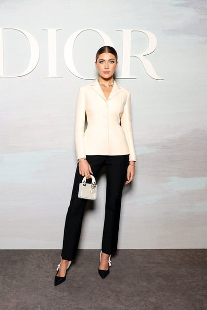 Amelie Zilber au défilé Dior