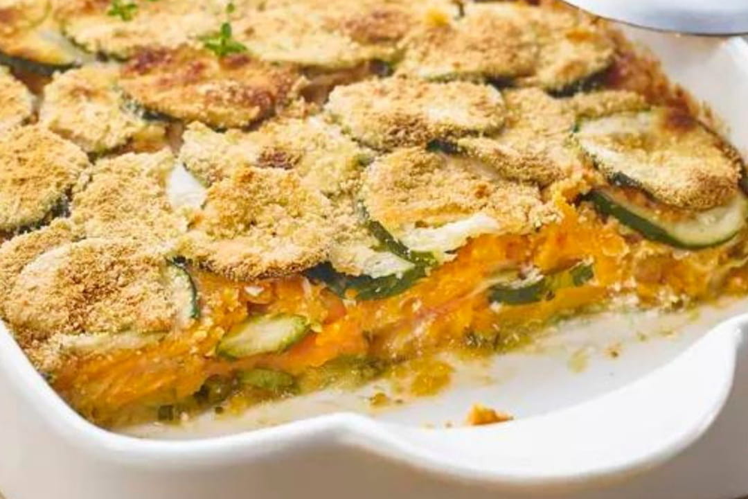 Gratin courgette et patate douce
