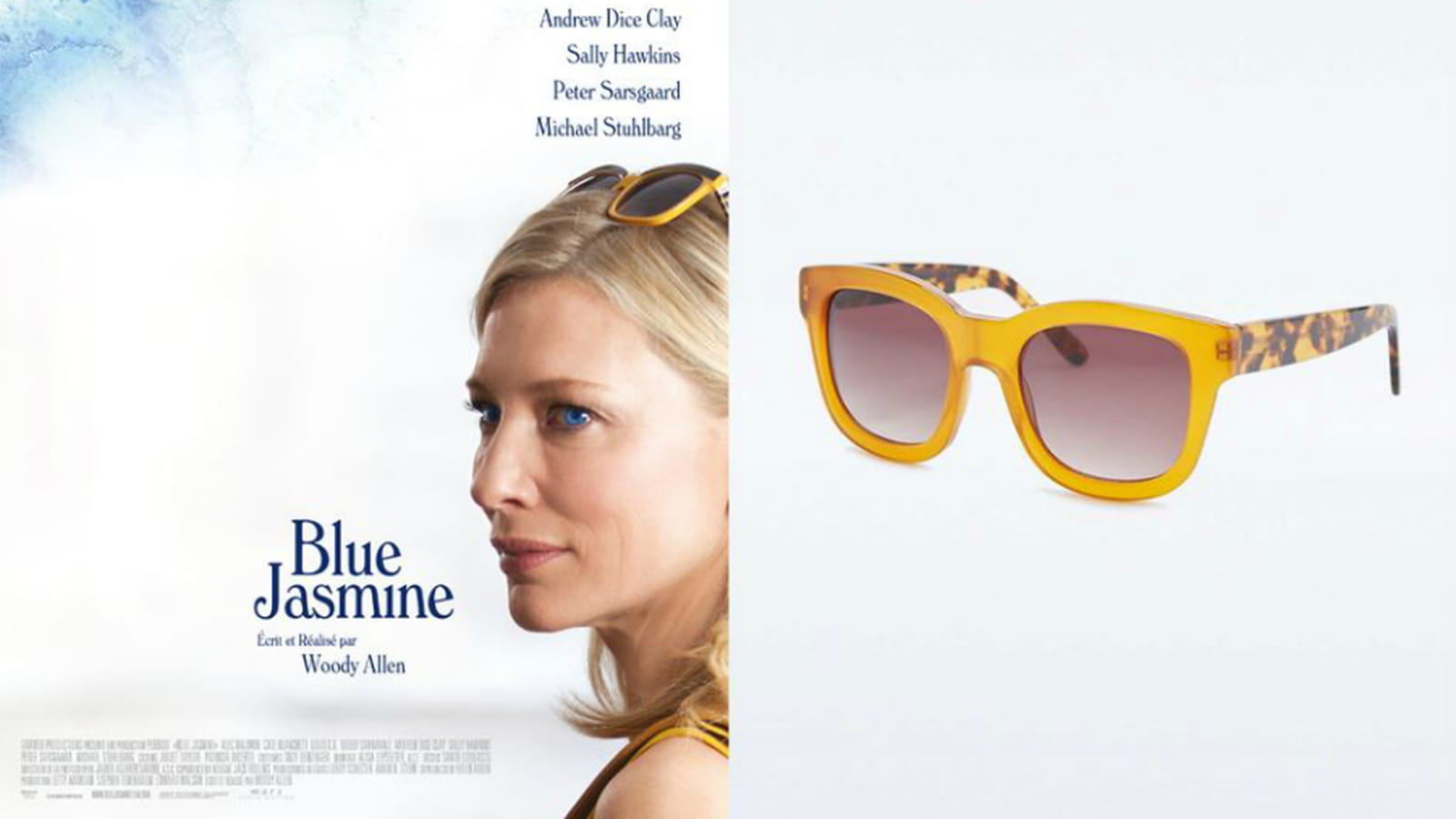 Des lunettes de soleil façon Jasmine