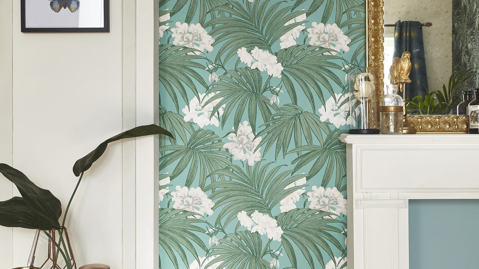 Papier peint Palm Leaves par Leroy Merlin 