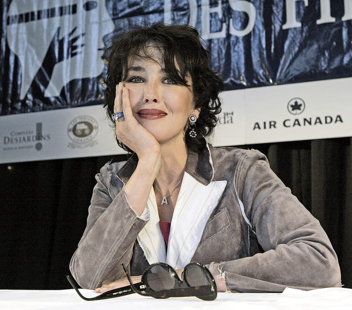 Le gloss brun d'Isabelle Adjani