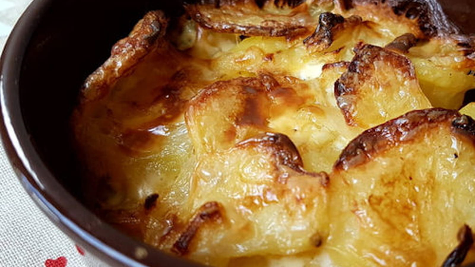Gratin de pommes de terre à la noix de muscade