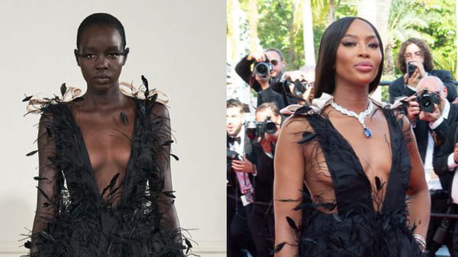 Défilé Valentino vs Naomi Campbell