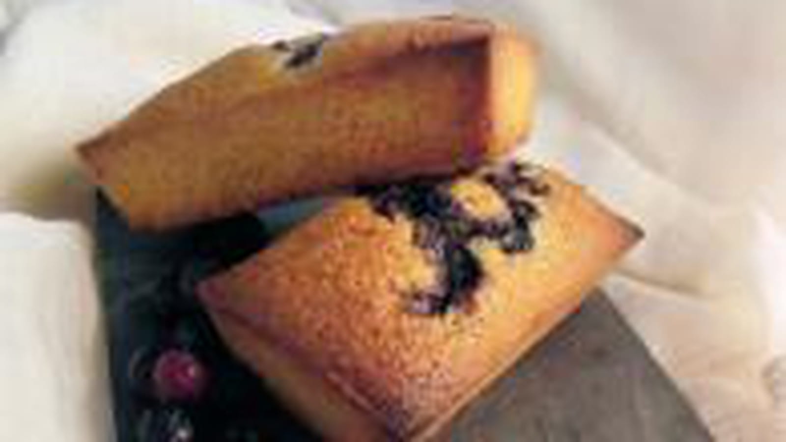 Financiers aux myrtilles
