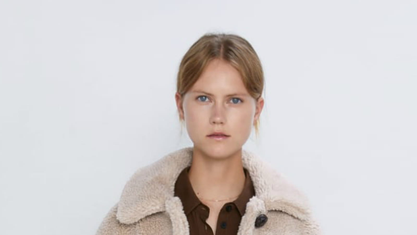 Manteau effet mouton