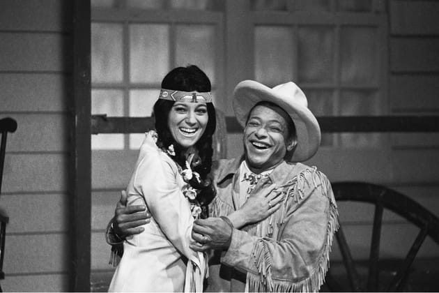 Sheila et Henri Salvador dans l'émission TV "Salves d'or" en 1970