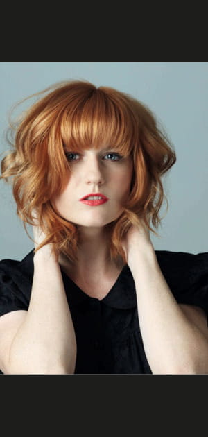 Coloration roux lumineux de Lucie Saint Clair