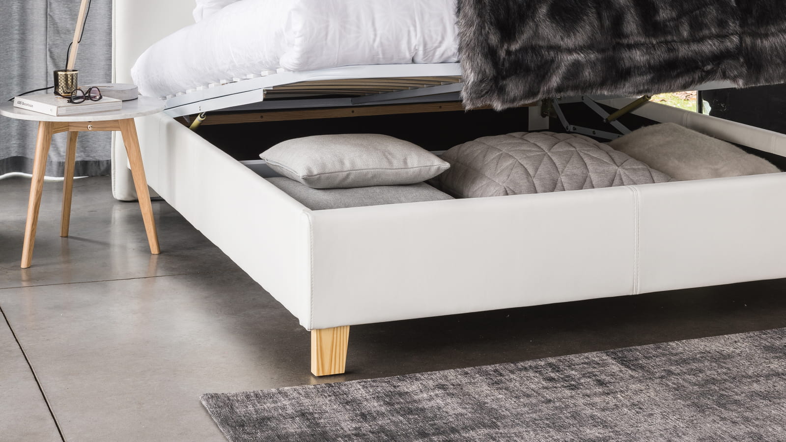 Lit coffre Pillow Maisons du Monde