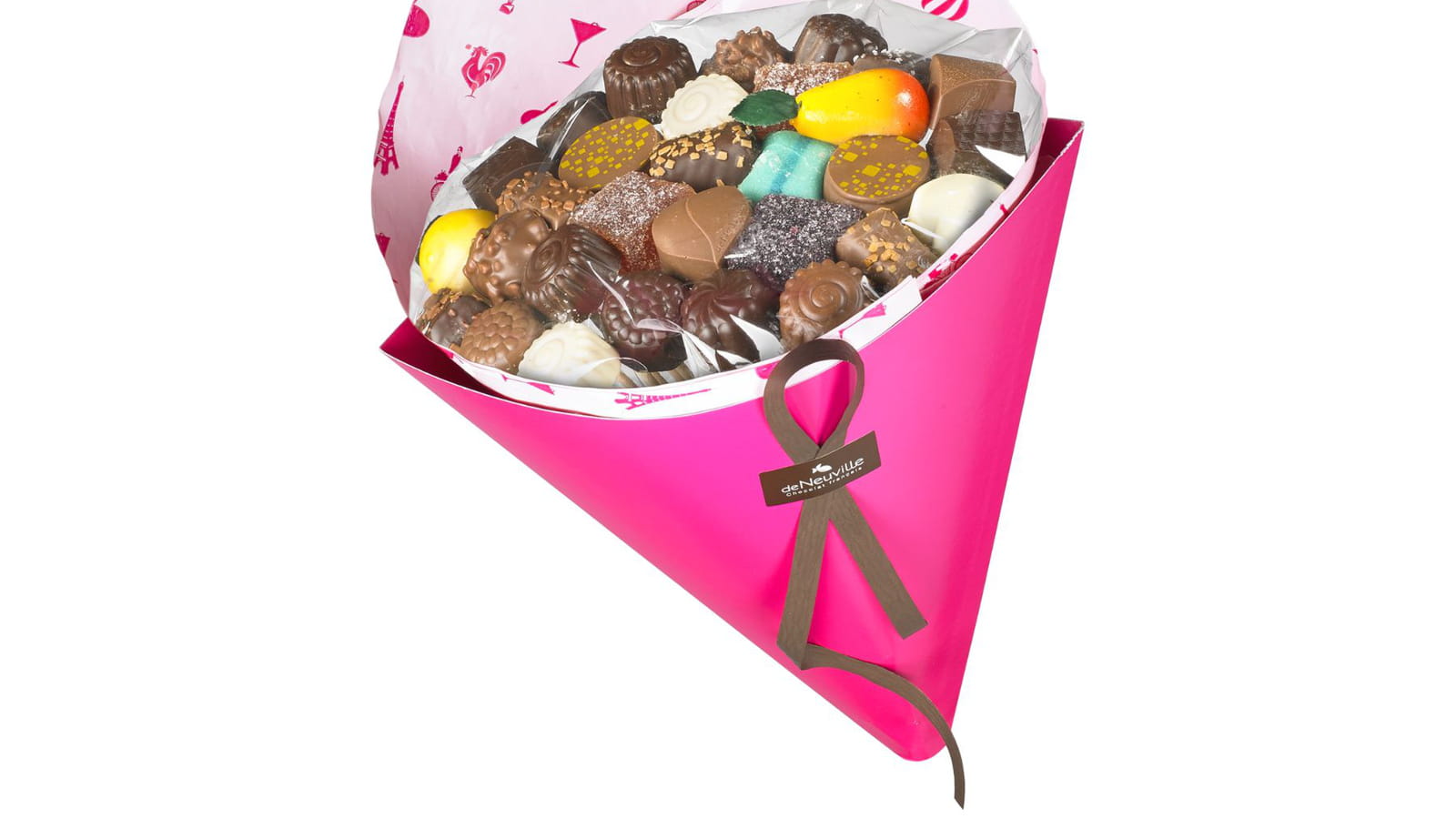 Un bouquet en chocolat De Neuville