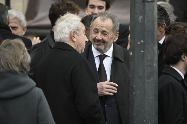 Guillaume Sarkozy, frère de Nicolas Sarkozy, assiste aux obsèques de son père, Pal Sarkozy