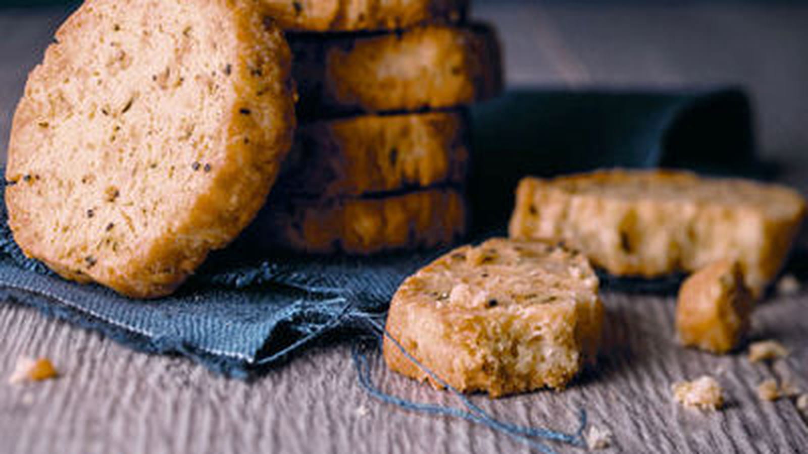 Sablés au parmesan et au basilic
