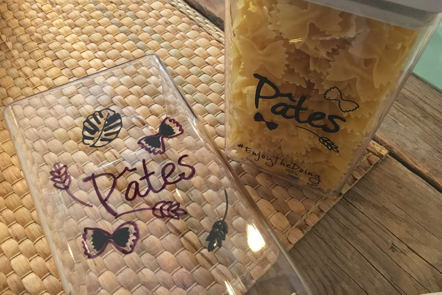 Tuto facile pour customiser ses bocaux de cuisine