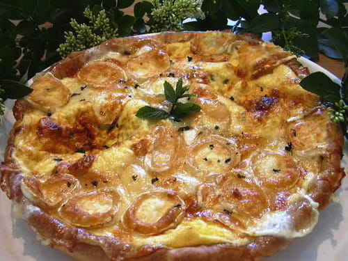 Quiche au chèvre