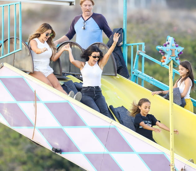 Toboggan pour Kourtney Kardashian&nbsp;!